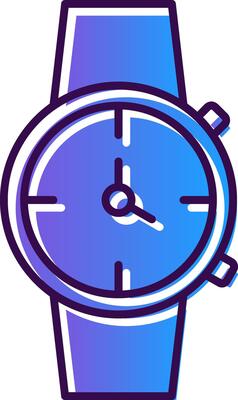 Watch Gradient Filled Icon