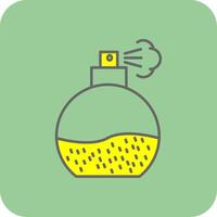 Fragrance Filled Yellow Icon vector