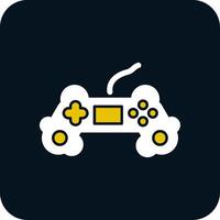 Game Controller Glyph Two Color Icon vector