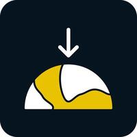 Gravity Glyph Two Color Icon vector