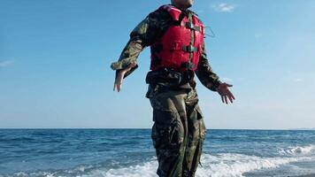 endurance tests dans le nous armée pour Mémorial journée video