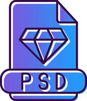 Gradient Filled Icon vector
