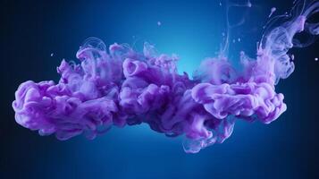 púrpura acrílico colores y tinta en agua. resumen antecedentes. foto