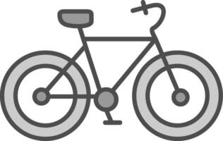 bicicleta relleno icono vector