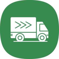 Delivery Truck Line Two Color Icon vector