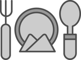 Cutlery Fillay Icon vector