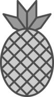 Pineapple Fillay Icon vector