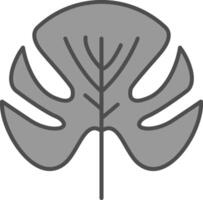 Monstera Fillay Icon vector