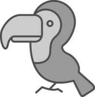 Toucan Fillay Icon vector
