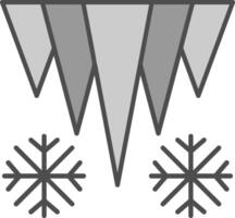 Icicle Fillay Icon vector