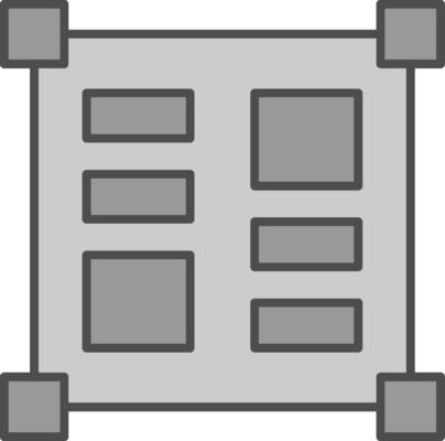 Layout Tools Fillay Icon