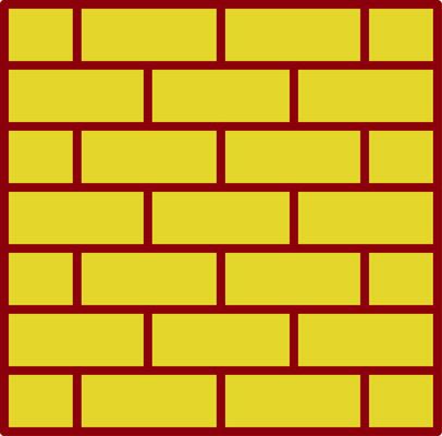 Brickwall Line Two Color Icon