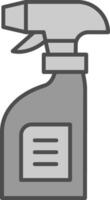 Cleaning Spray Line Two Color Icon vector