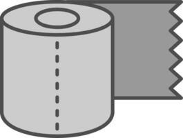 Toilet Paper Fillay Icon vector