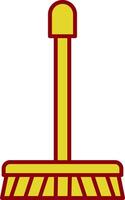 Mop Line Two Color Icon vector