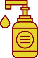 Hand Soap Line Two Color Icon vector