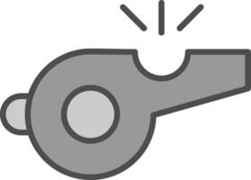 Whistle Fillay Icon vector