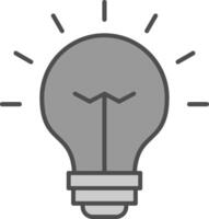 Idea Line Two Color Icon vector