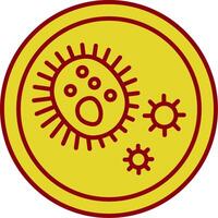 Bacteria Line Two Color Icon vector