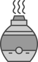 Air Diffuser Fillay Icon vector