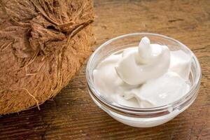 coconut milk yogurt photo