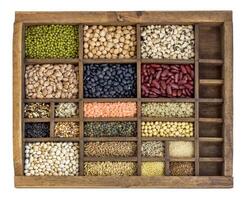 beans, grains and seeds collection photo