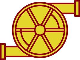 Turbo Line Two Color Icon vector