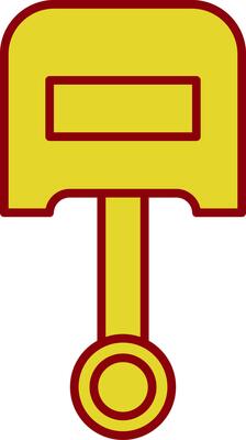 Piston Line Two Color Icon