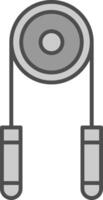 Hand Grip Fillay Icon vector