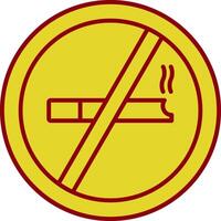 No Smoking Line Two Color Icon vector