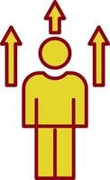 Motivation Line Two Color Icon vector
