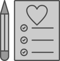 Procedure Fillay Icon vector