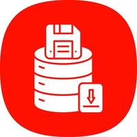 Save Data Fillay Icon vector