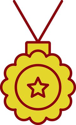 Medallion Line Two Color Icon
