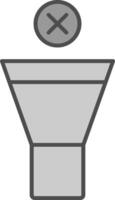 Mute Line Two Color Icon vector