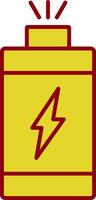 Power Line Two Color Icon vector