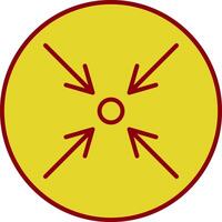 Minimize Line Two Color Icon vector