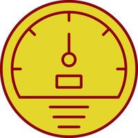 Speedometer Fillay Icon vector