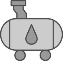 Tank Fillay Icon vector