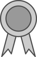 premio relleno icono vector