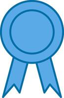 Award Line Two Color Icon vector