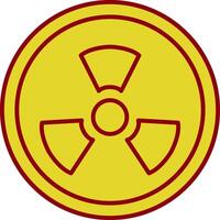 Radioactivity Line Two Color Icon vector