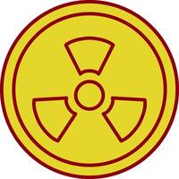 Radioactivity Line Two Color Icon vector