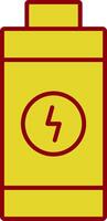 Battery Line Two Color Icon vector