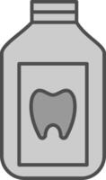 Mouthwash Fillay Icon vector