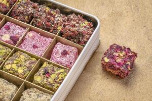 traditional Turkish delight - lokum photo