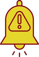 Interruption Line Two Color Icon vector