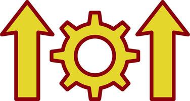 Automation Line Two Color Icon vector