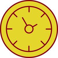 Time Line Two Color Icon vector