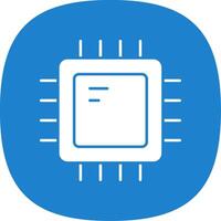 Cpu Line Two Color Icon vector